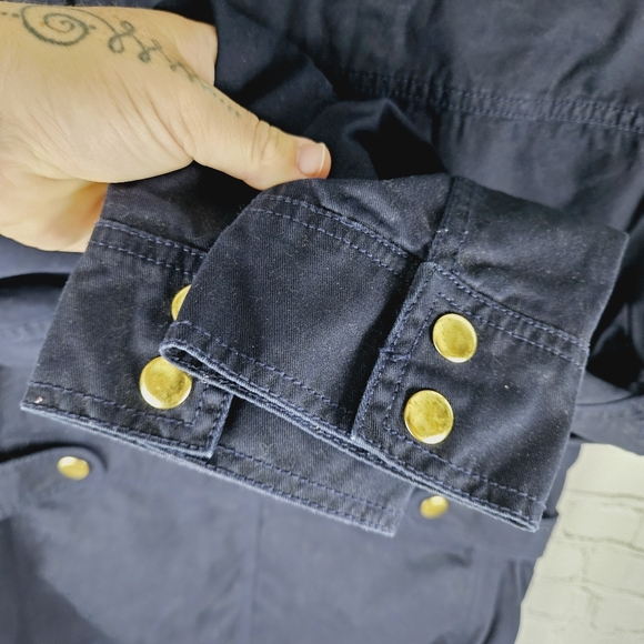 J. CREW | resin coated cotton twill utility cargo field jacket - Picture 7 of 10